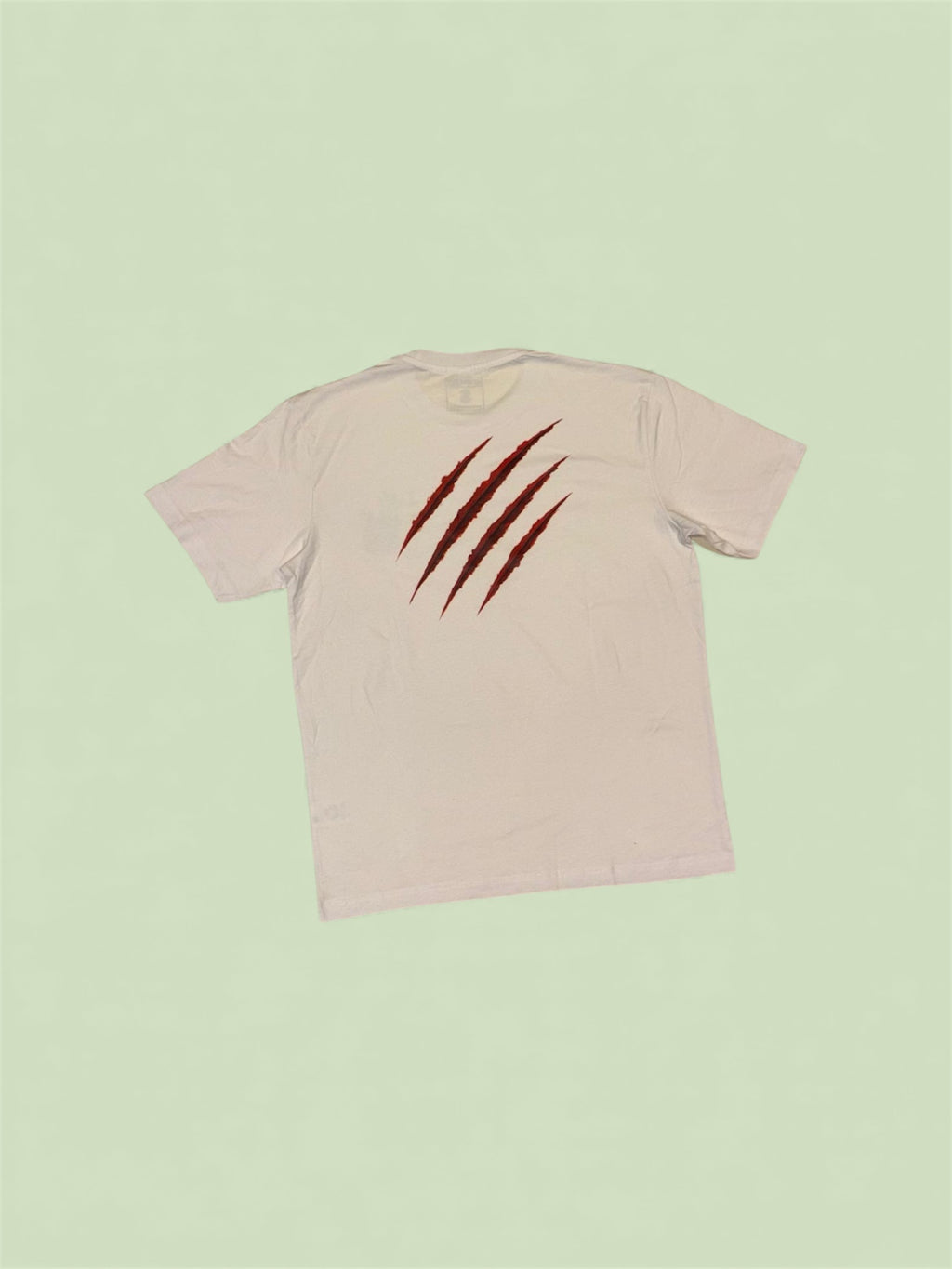 T-shirt oversize griffure de chat