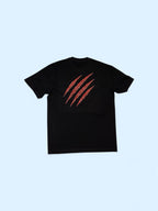 T-shirt oversize griffure de chat